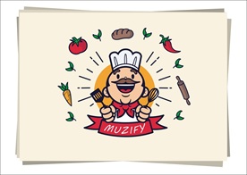 厨师头像 图标设计