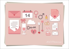 情人节素材矢量图