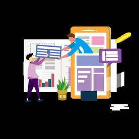 插画商务科技办公人物