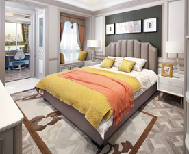 茶几书桌 电视柜背景 图中式茶