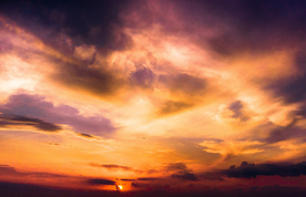 日出日落天空云彩