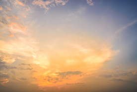 日出日落天空云彩