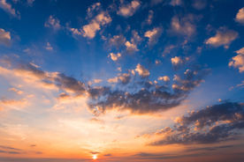 日出日落云彩美景