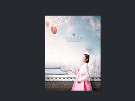 韩国人物背景素材