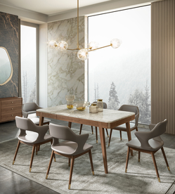 北欧轻奢家具场景图