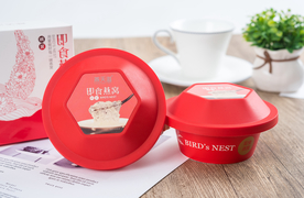 燕天滋开碗即食燕窝红碗照片