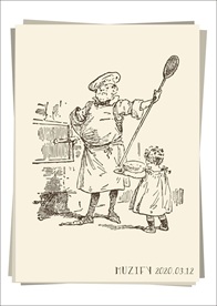 厨师爷爷与孙女