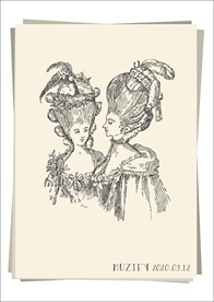 洛可可风 贵妇半身像