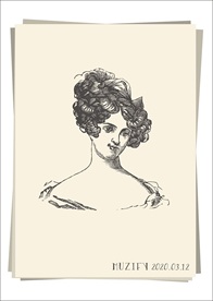 贵族女子半身像