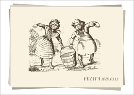 两位抬水的女子