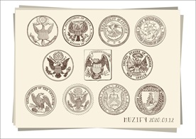 11款入美式徽章图标