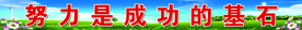 努力是成功的基石