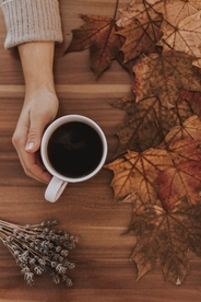 手捧咖啡杯 咖啡生活