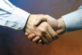 握手礼仪沟通行为图片