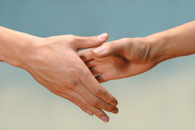 握手礼仪沟通行为图片