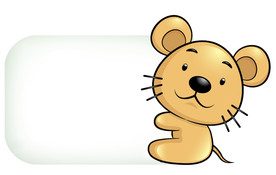 卡通标题栏 十二生肖 老鼠