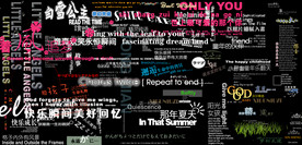 儿童摄影 分层字体 卡通素材图