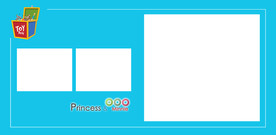 儿童相册模板 蓝色