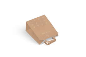 牛皮手提袋样机