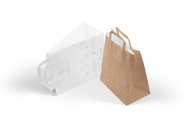 牛皮手提袋样机