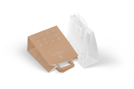 牛皮手提袋样机