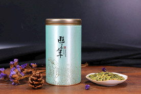 茶罐摄影 茶叶 绿茶 西湖龙井