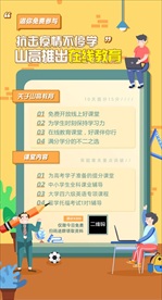 在线教育直播网课宣传海报