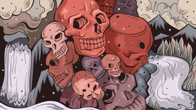 妖魔鬼怪成语故事插画