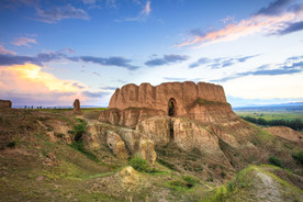彩霞日出夕阳火烧云图片