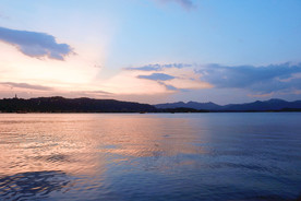 彩霞日出夕阳火烧云图片