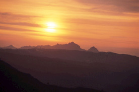 彩霞日出夕阳火烧云图片