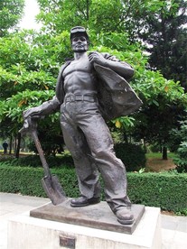 矿工雕塑