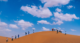 沙漠戈壁荒野遗迹图片