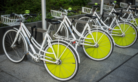 自行车共享单车车技图片