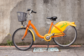 自行车共享单车车技图片