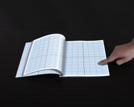 翻页笔记本样机