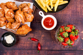 鸡肉鸡腿鸡翅鸡块炸鸡图片