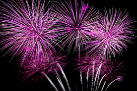 烟花爆竹背景图片