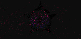 粒子动感黑色背景