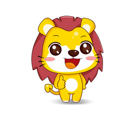 卡通吉祥物小狮子
