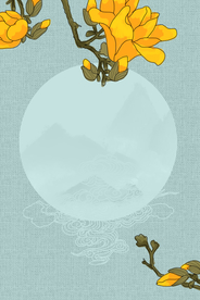 中国风淡雅海报背景