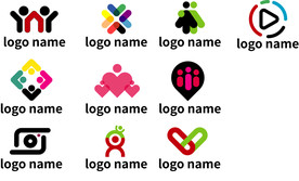 logo 合集 简约 爱心