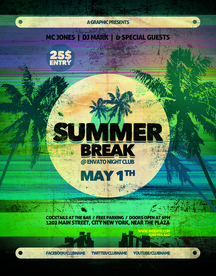 时尚创意英文海报