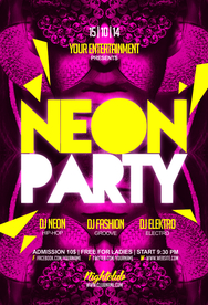 时尚创意英文海报