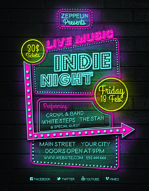 时尚创意英文海报