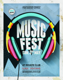 时尚创意英文海报