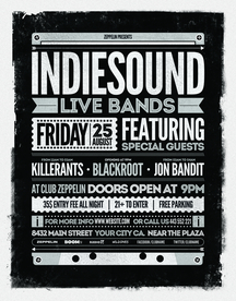 时尚创意英文海报