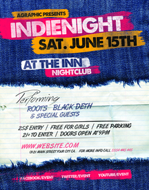 时尚创意英文海报