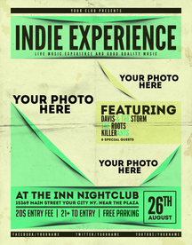 时尚创意英文海报