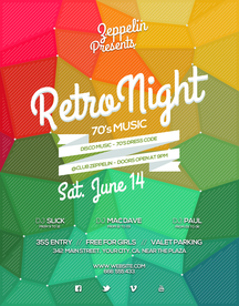 时尚创意英文海报